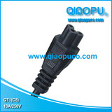  IEC C5连接器  UL认证 2.5A 125V/250V梅花型连接器