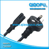 QIAOPU/乔普澳式SAA两芯电源线插头D05B